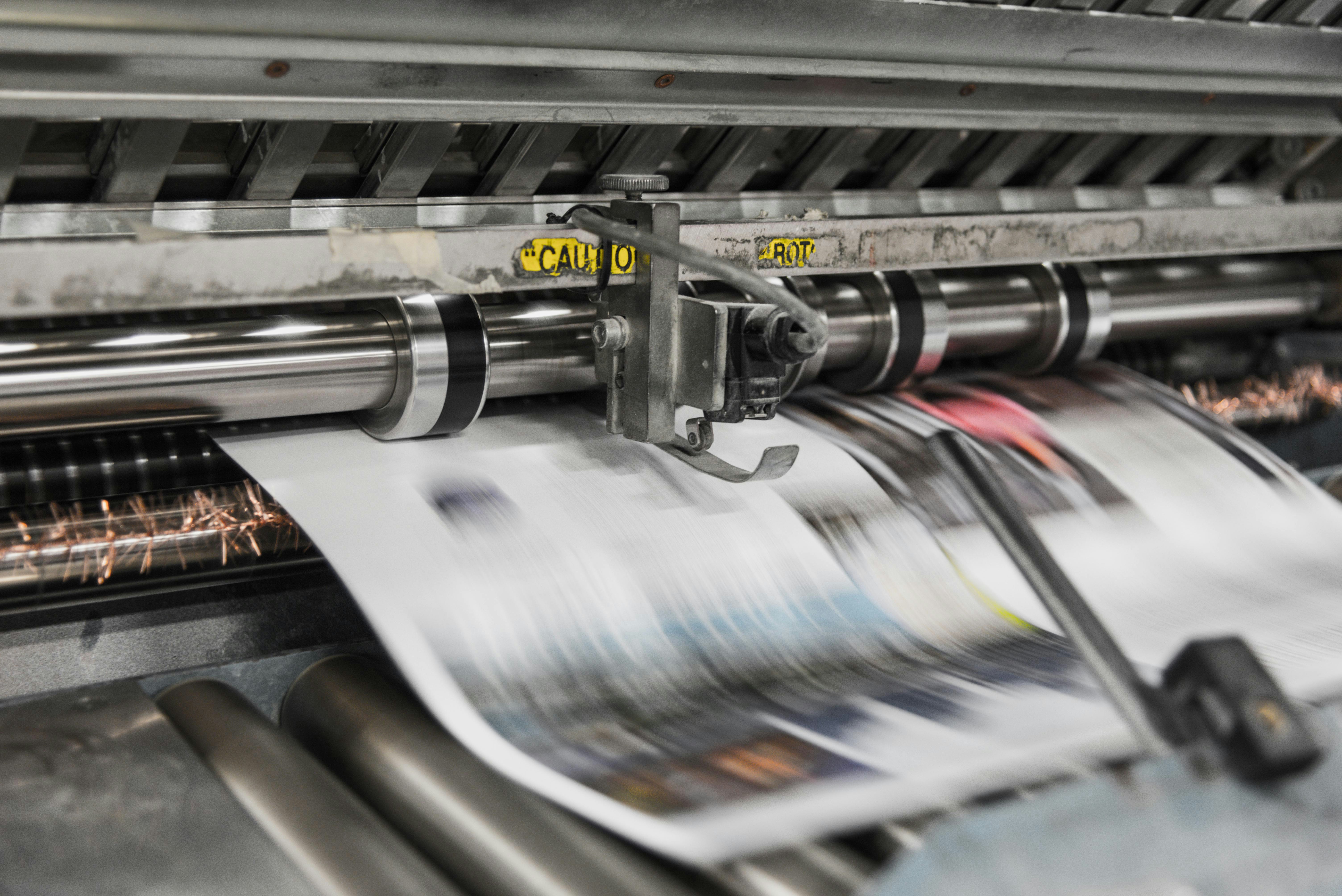 Commercial printing press at Designers Zone Lahore